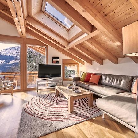 Chalet Bergfrieden Penthouse ヴェンゲン エクステリア 写真