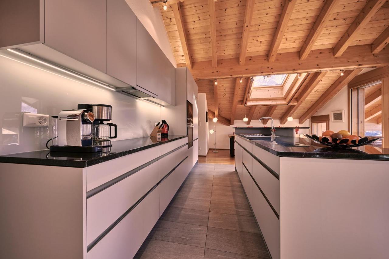 Chalet Bergfrieden Penthouse ヴェンゲン エクステリア 写真
