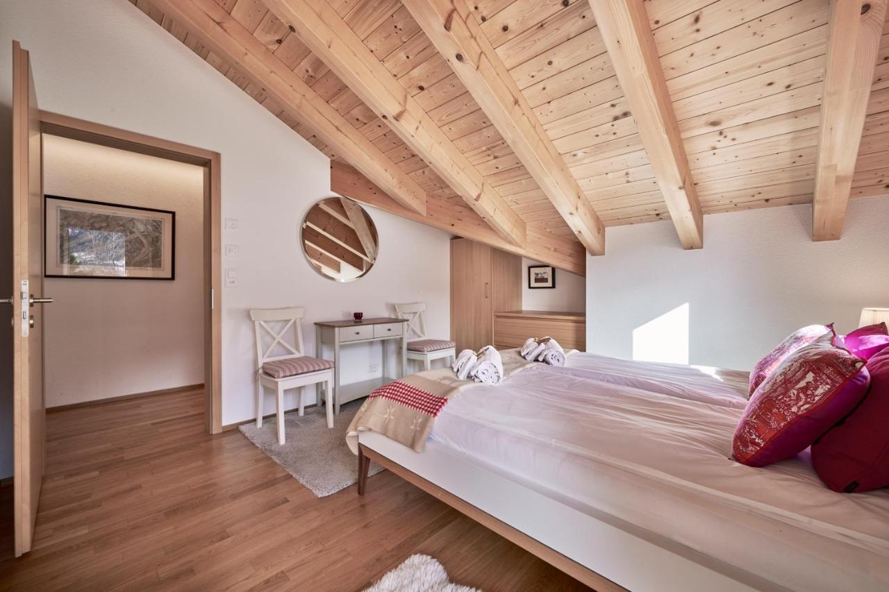 Chalet Bergfrieden Penthouse ヴェンゲン エクステリア 写真