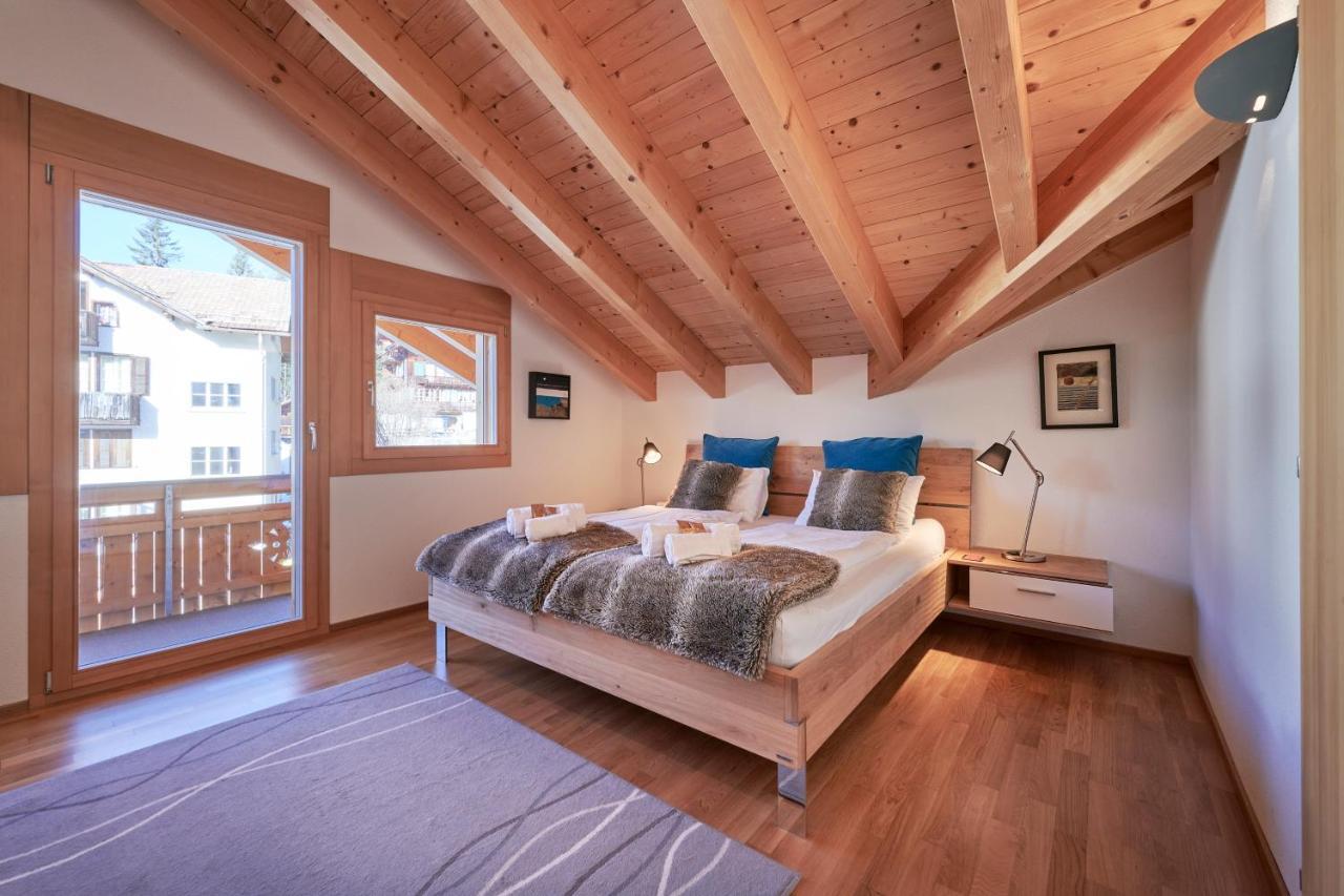 Chalet Bergfrieden Penthouse ヴェンゲン エクステリア 写真